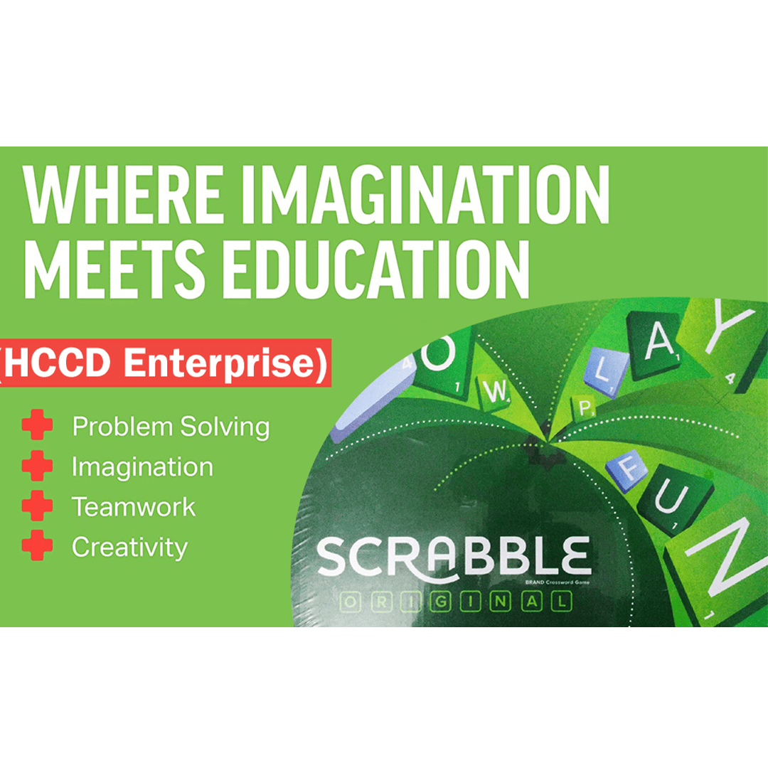 Baan Toys Toys Baan Toys Scrabble playnlearn Card Board Game | Word-Letters Game For Kids (3 Years+)