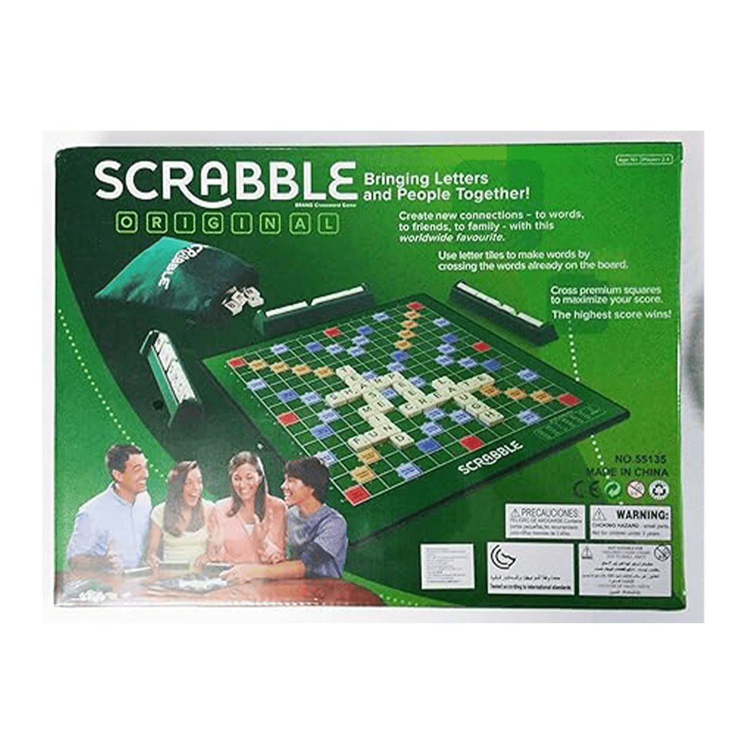 Baan Toys Toys Baan Toys Scrabble playnlearn Card Board Game | Word-Letters Game For Kids (3 Years+)