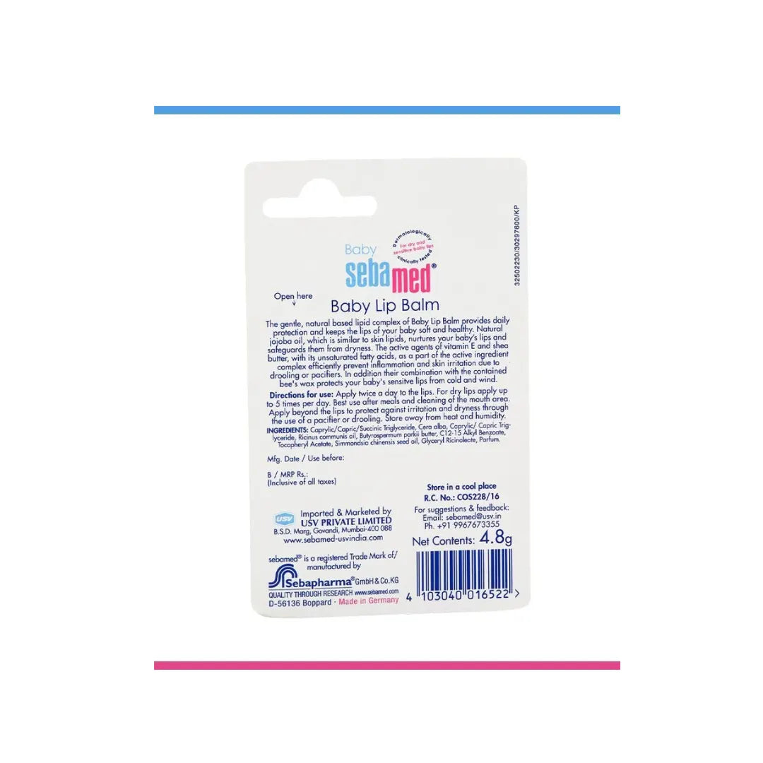 Moisturizing lip balm for delicate lips