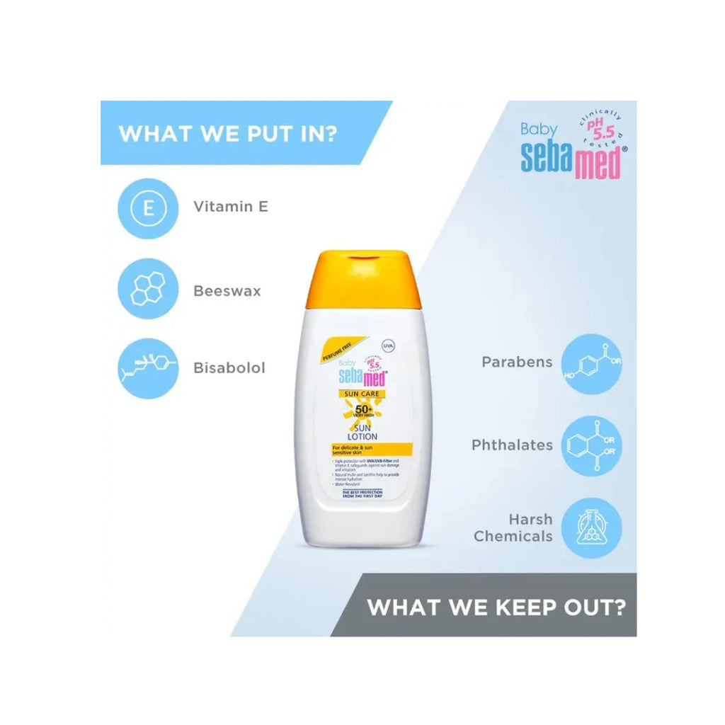 Baby SPF 50+ sun protection lotion
