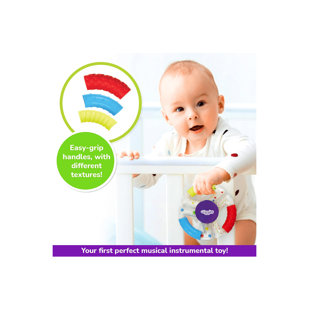 Funskool Toys Funskool Giggles Sensory Rattle Trio - Multicolour (6 Months+)
