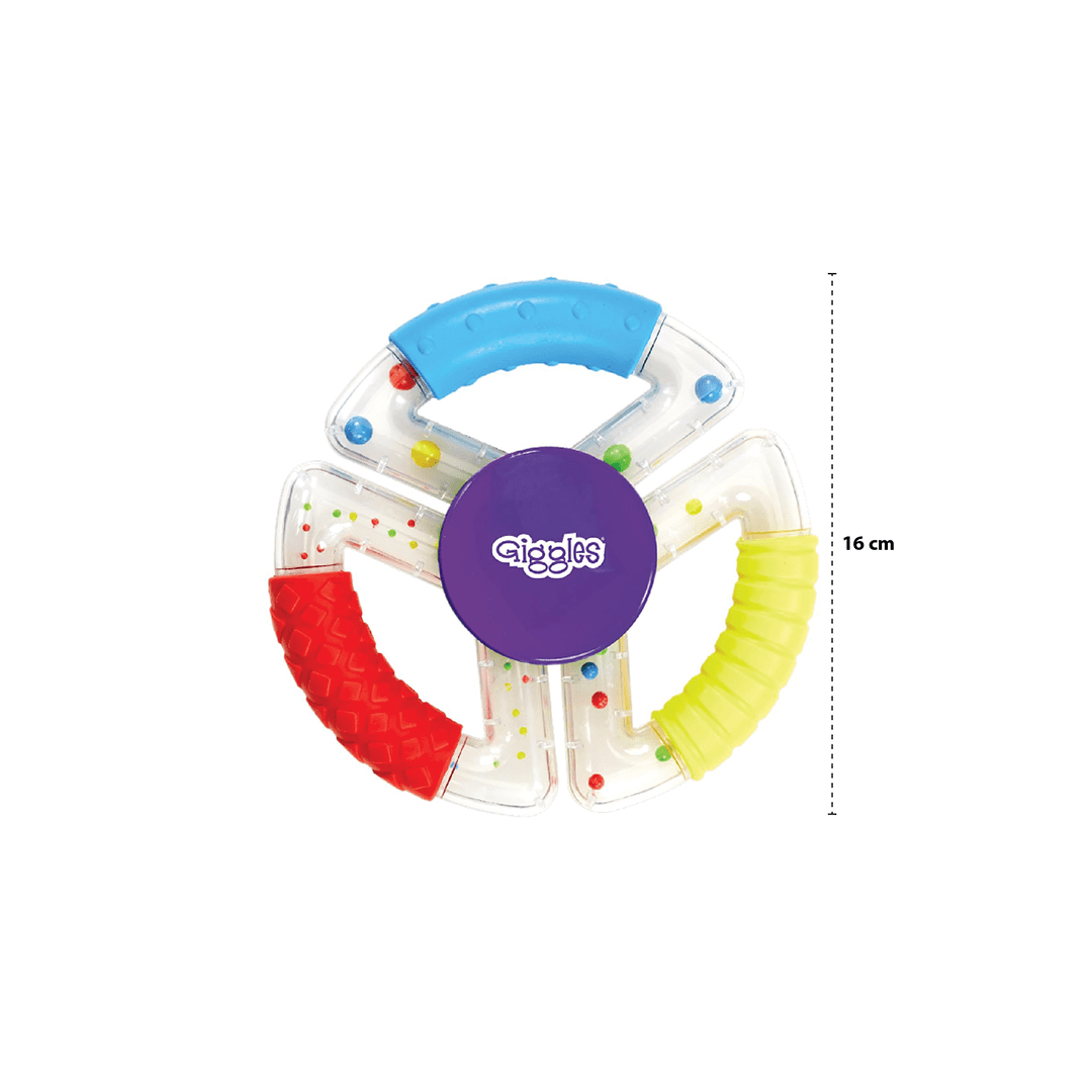 Funskool Toys Funskool Giggles Sensory Rattle Trio - Multicolour (6 Months+)