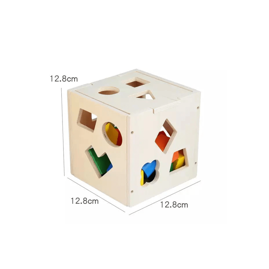 Extrokids Toys Extrokids Wooden Shape Sorter Box (2 Years+)