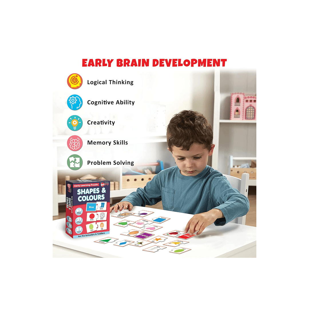 Little Berry Toys Little Berry Shapes & Colours Early Learning Puzzle for Kids (3-7 Years)