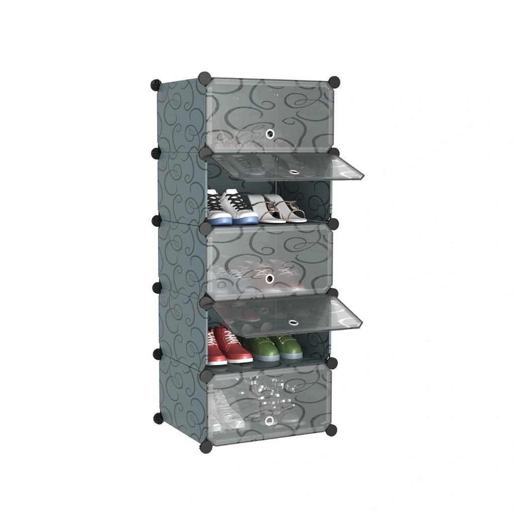 Space-Saving Shoe Organizer Stand for Kids & Family Footwear Storage