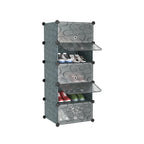 Space-Saving Shoe Organizer Stand for Kids & Family Footwear Storage