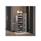 Space-Saving Shoe Organizer Stand for Kids & Family Footwear Storage