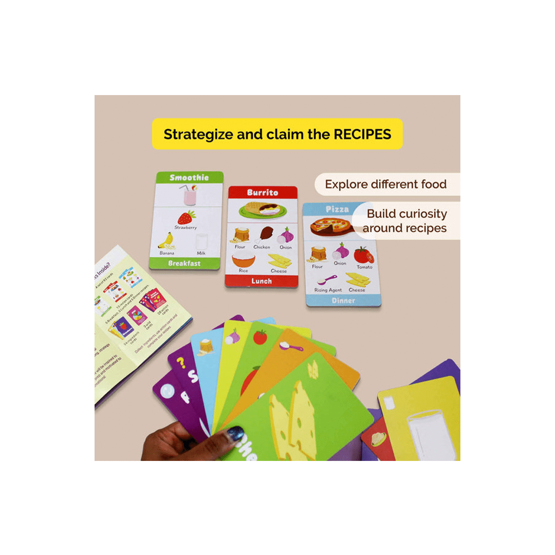 Shumee Toys Shumee Let's Cook: Strategy Game - 92 Cards & Recipe Fun (6 Years+)