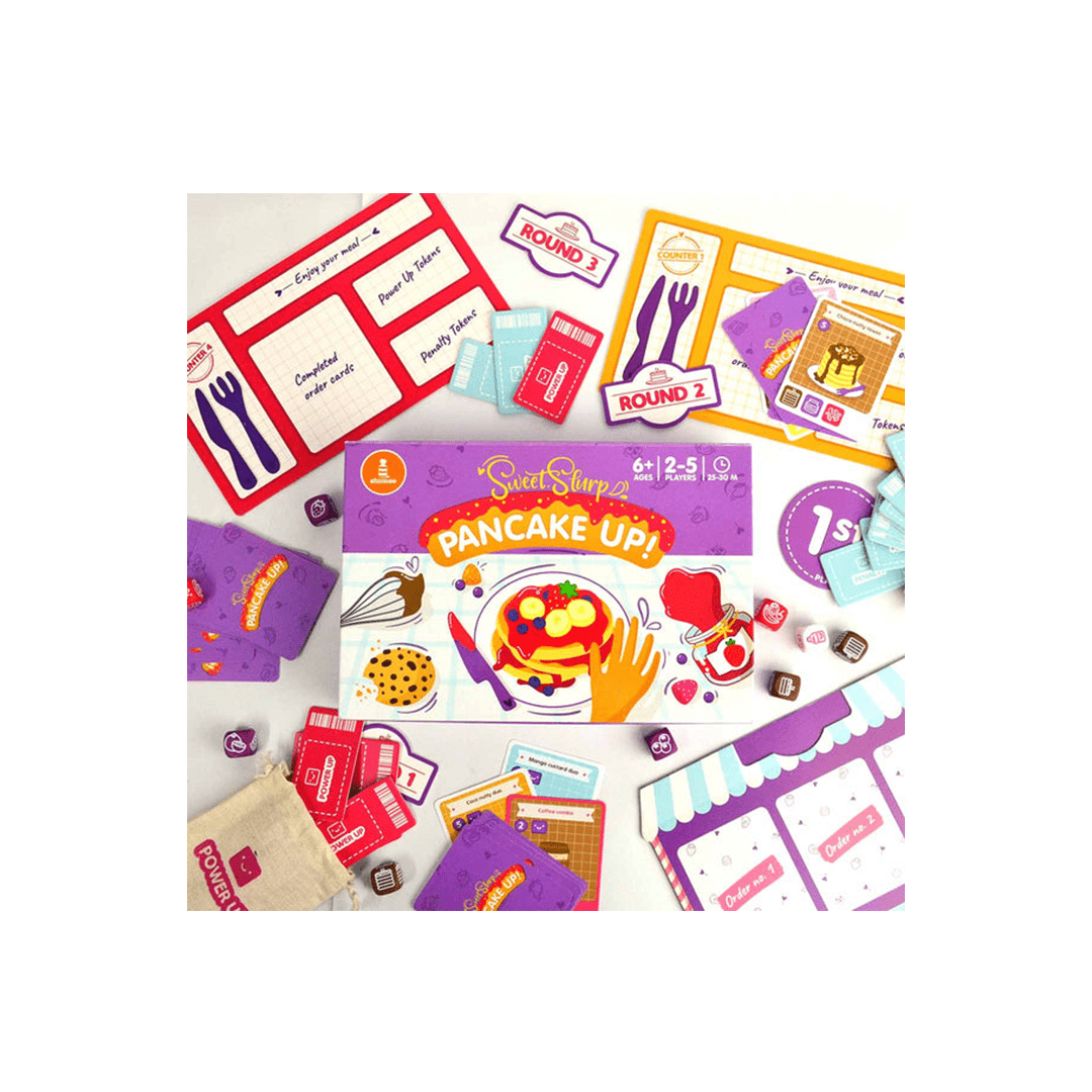 Shumee Toys Shumee Sweet-slurrp Pancake Up - Fun Family Board Game - 6 Years+