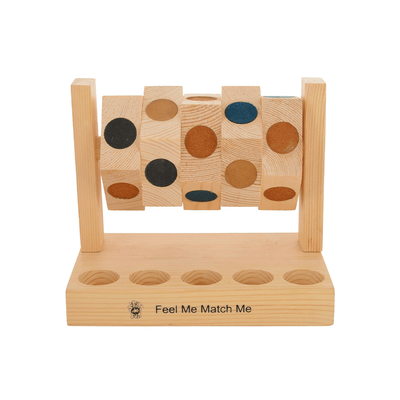 Skillofun Toys Skillofun Wooden Feel Me Match Me, Multi Color