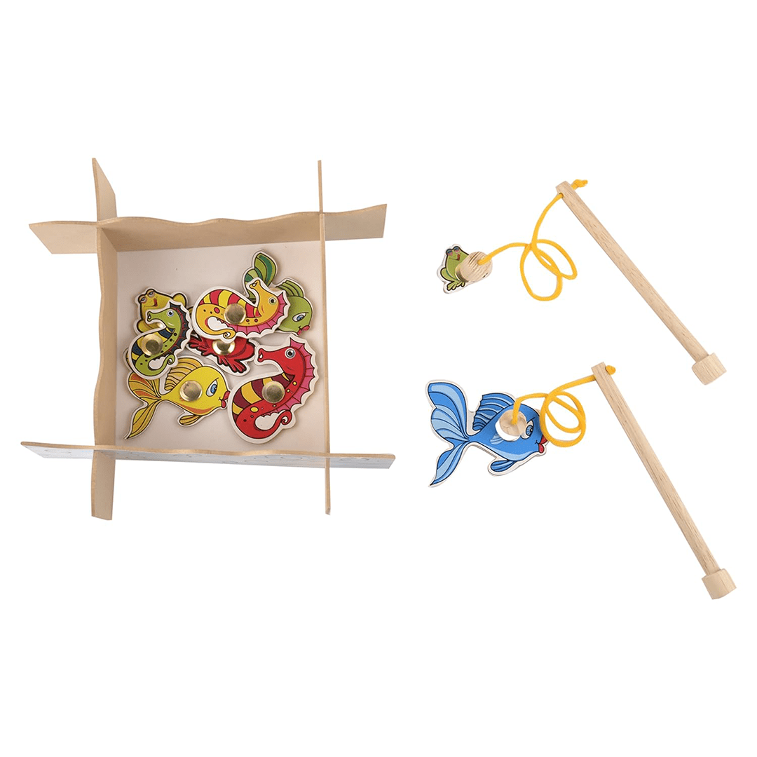 Skillofun Toys Skillofun Wooden Fishing Challenge