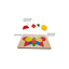 Skillofun Pattern Blocks Skillofun Wooden Pattern Blocks and Boards (120 Shapes, 6 Boards,12 Patterns, Storage Box with lid, 3+ Years)