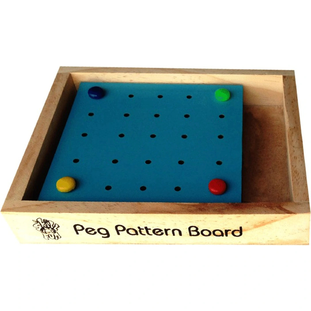 Skillofun Wooden Travel Toy,Peg Pattern Board,Educational Wooden Pattern Board Game (3 Years+)