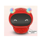 Kids smart toy with LED ears, touch control, and Bluetooth speaker.
