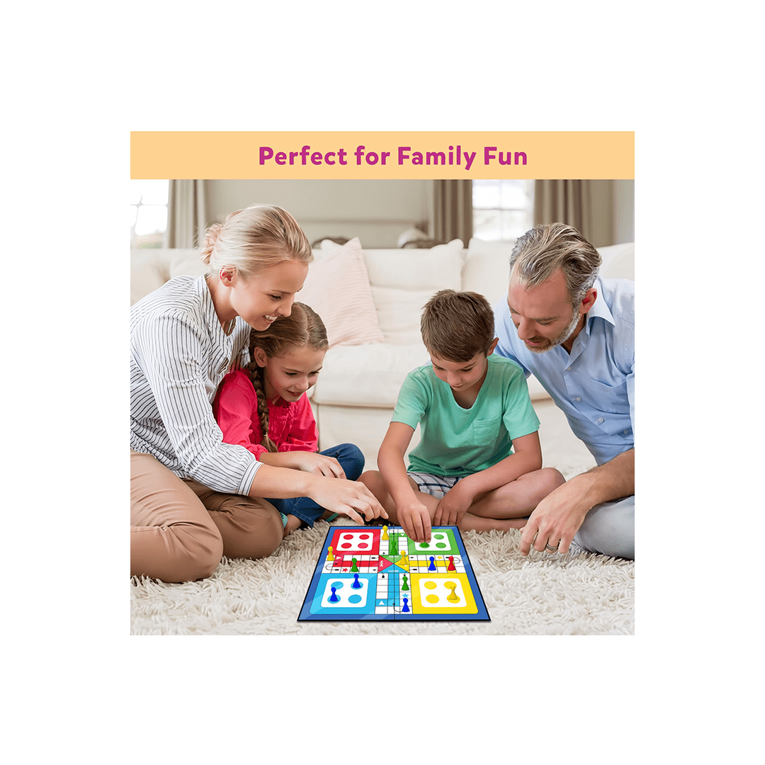 Little Berry Toys Little Berry Ludo and Snakes & Ladders Board Game Set for Kids