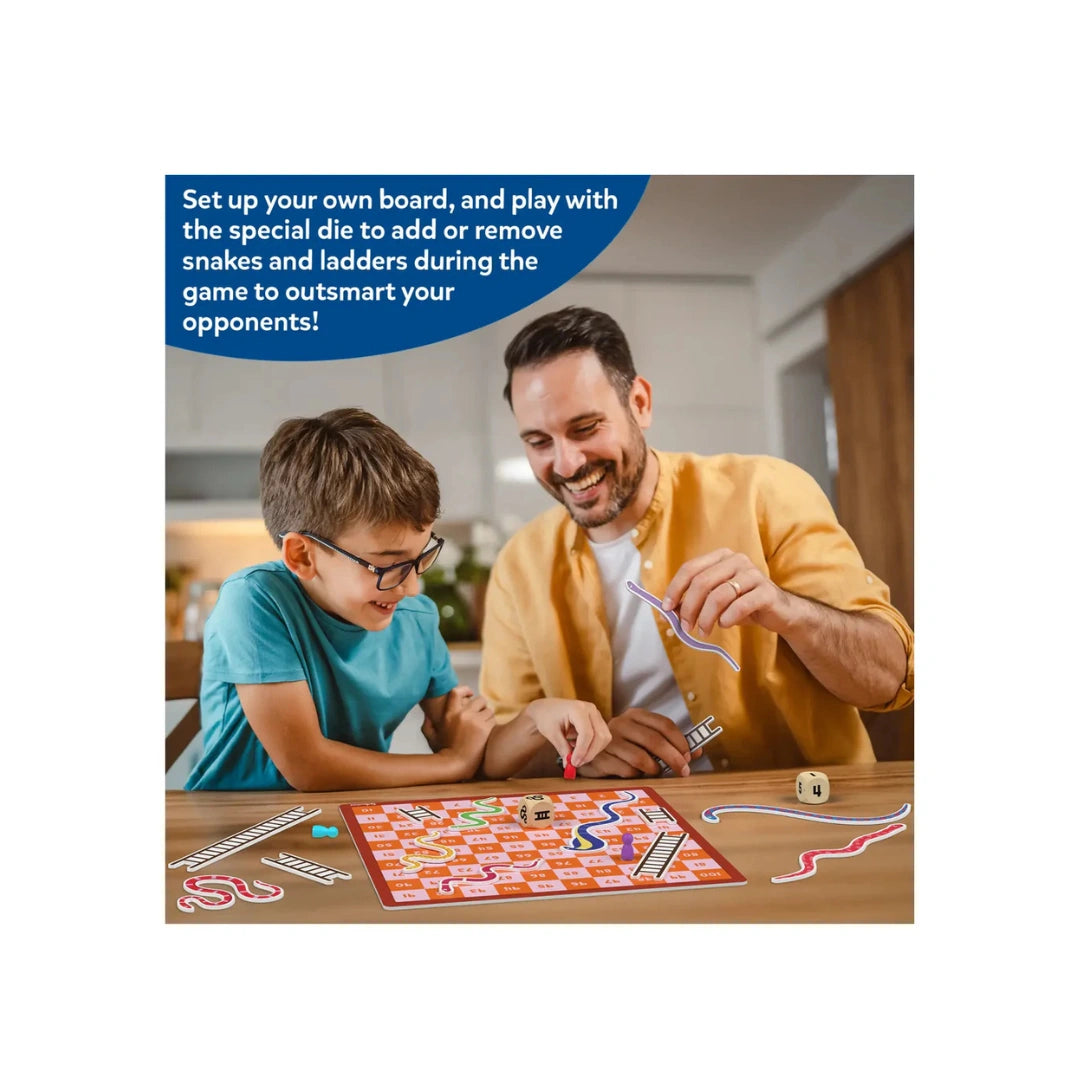 Magnetic snakes ladders game
