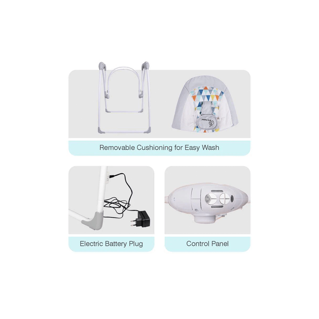 R for Rabbit Other Gears R For Rabbit Snicker Automatic Baby Swing ( 0-9 Months )