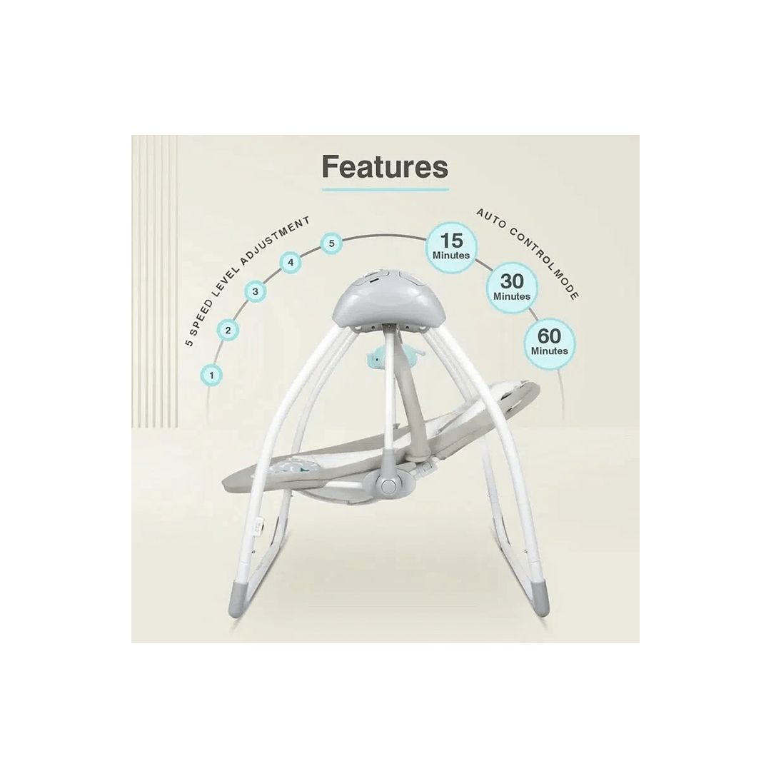 R for Rabbit Other Gears R For Rabbit Snicker Automatic Baby Swing ( 0-9 Months )