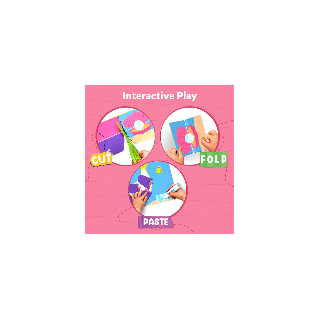 Skillmatics Brain Boosting Skillmatics Snip Snip: Unicorns & Princesses | Art & Craft Activity Kit (ages 3-7)