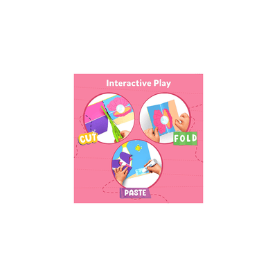 Skillmatics Brain Boosting Skillmatics Snip Snip: Unicorns & Princesses | Art & Craft Activity Kit (ages 3-7)