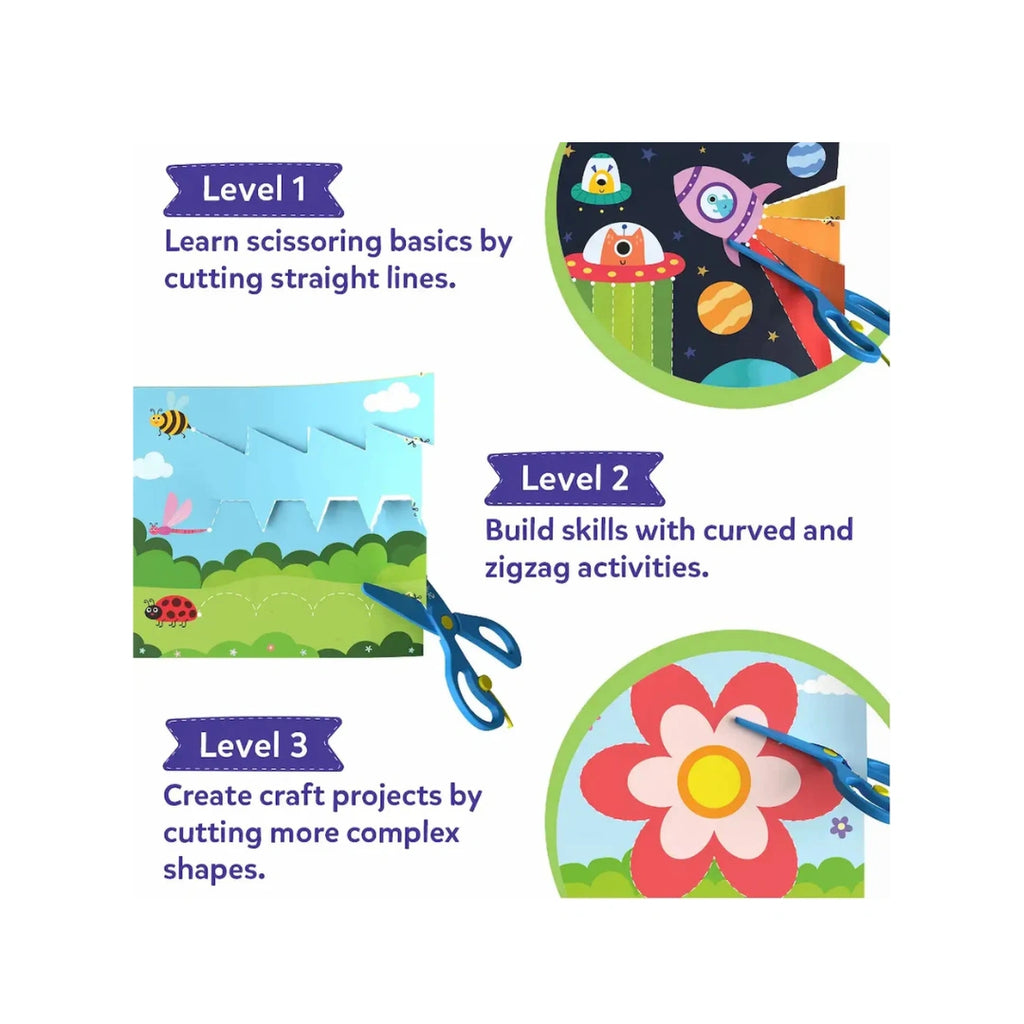 Scissor skills activity book