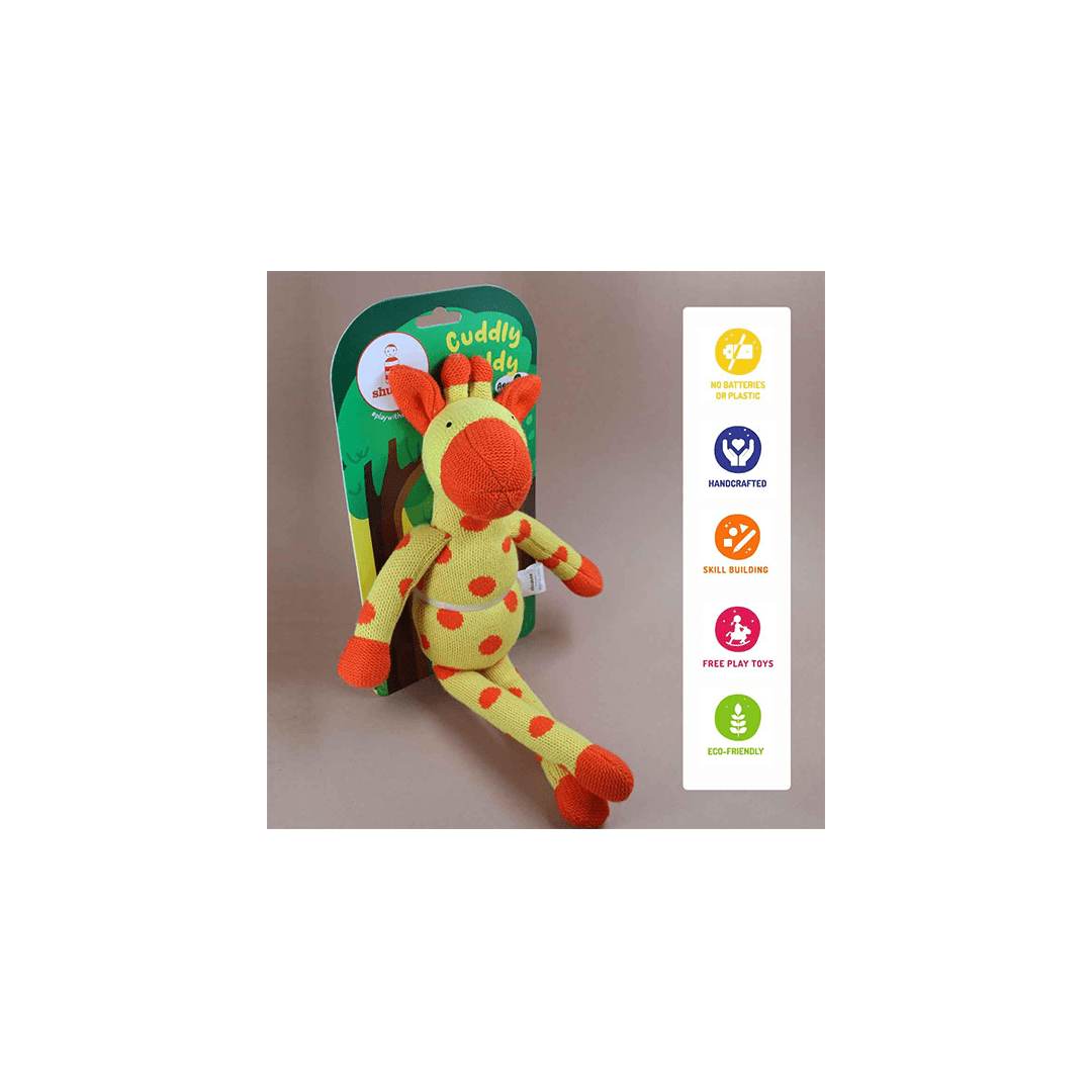 Shumee Toys Shumee Soft Plush Knitted Giraffe Cuddly Buddy Toy (1 Years+)