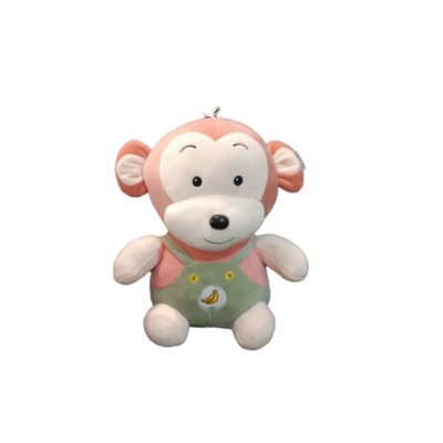 Soft Pink Monkey Plush Toy Stuffed Animal for Kids’ Birthday Gifts (3 years+)