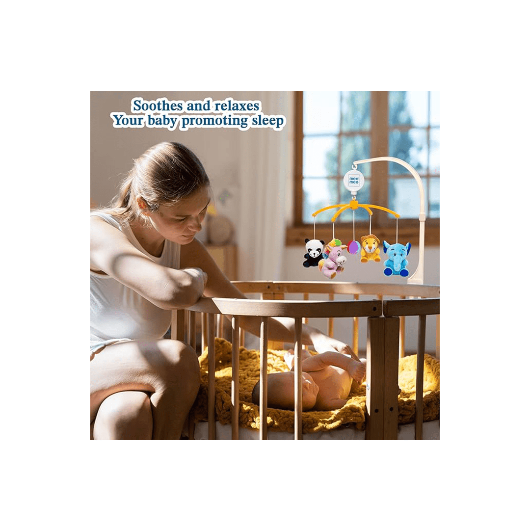 Mee Mee Room Decors Mee Mee 3 in 1 Soft Musical Animal Cot Mobile (0 Months - 2 Years)