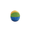 B4brain Toys B4brain Rainbow Round Soft Ball: Plush Stuffed Soft Toys newborn rattle (0 month+)