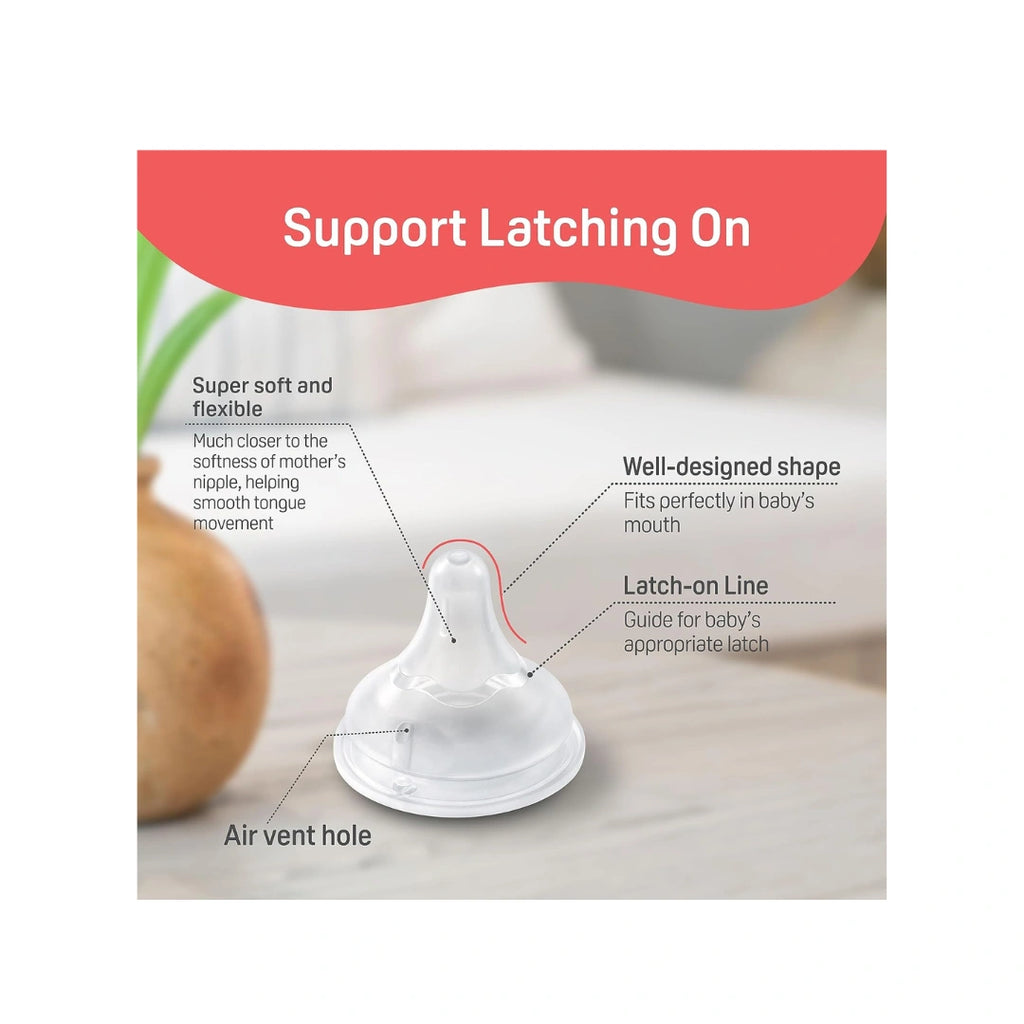 Slow Flow Silicone Teat