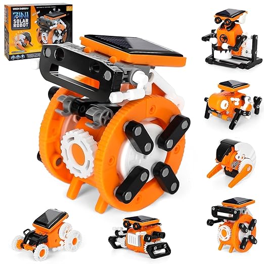 Star Agencies 7 in 1 Solar Robot Toy, STEM Project Toys for Teens Ages 8-16, Science Kits for Kids Ages 8 9 10 11 12 13 14 15 16, DIY Educational Building Toy