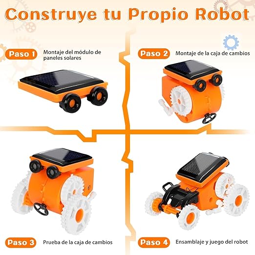 Star Agencies 7 in 1 Solar Robot Toy, STEM Project Toys for Teens Ages 8-16, Science Kits for Kids Ages 8 9 10 11 12 13 14 15 16, DIY Educational Building Toy