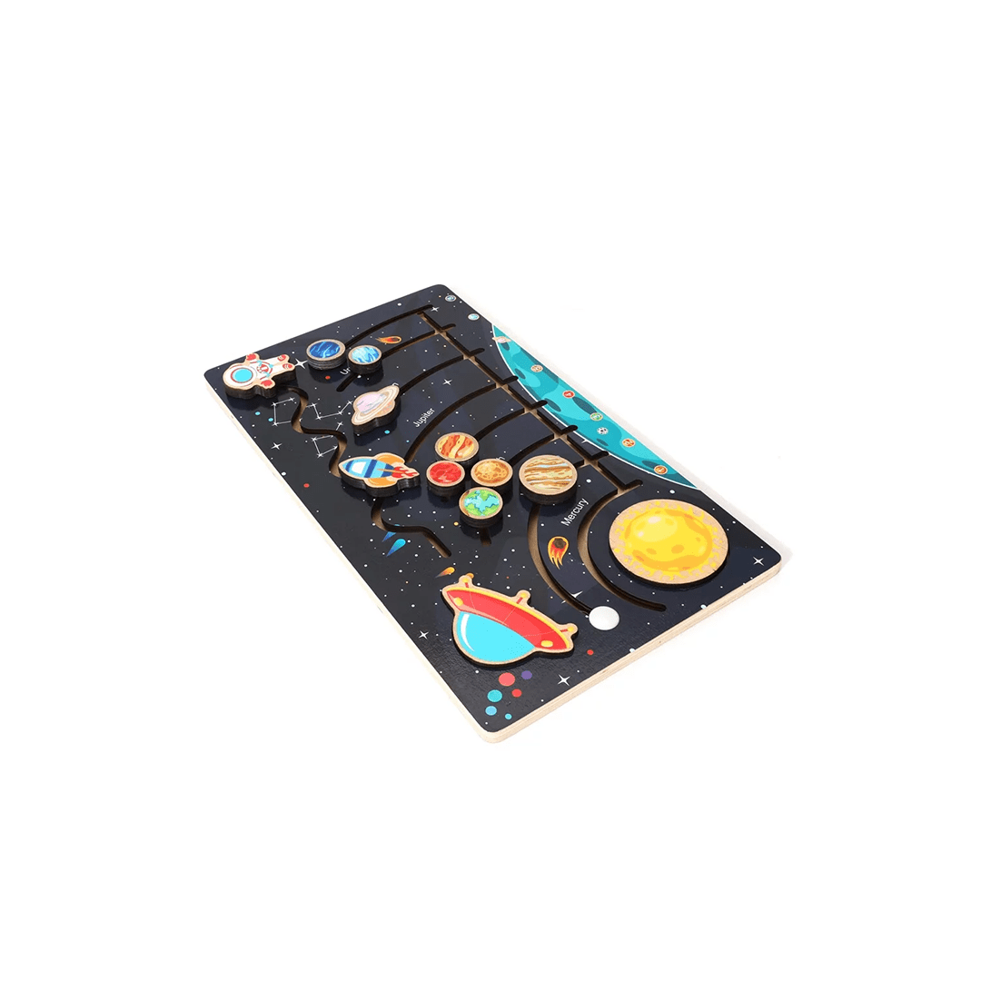 Extrokids Toys Extrokids Wooden Solar System Busy Board (3 Years+)