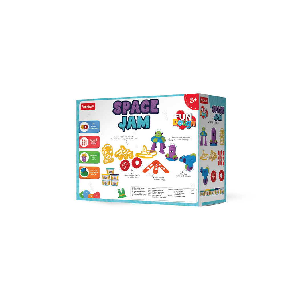 Funskool Craft Kit Funskool Fun Dough Space Jam Mould & Clay Kit (3 Years+)