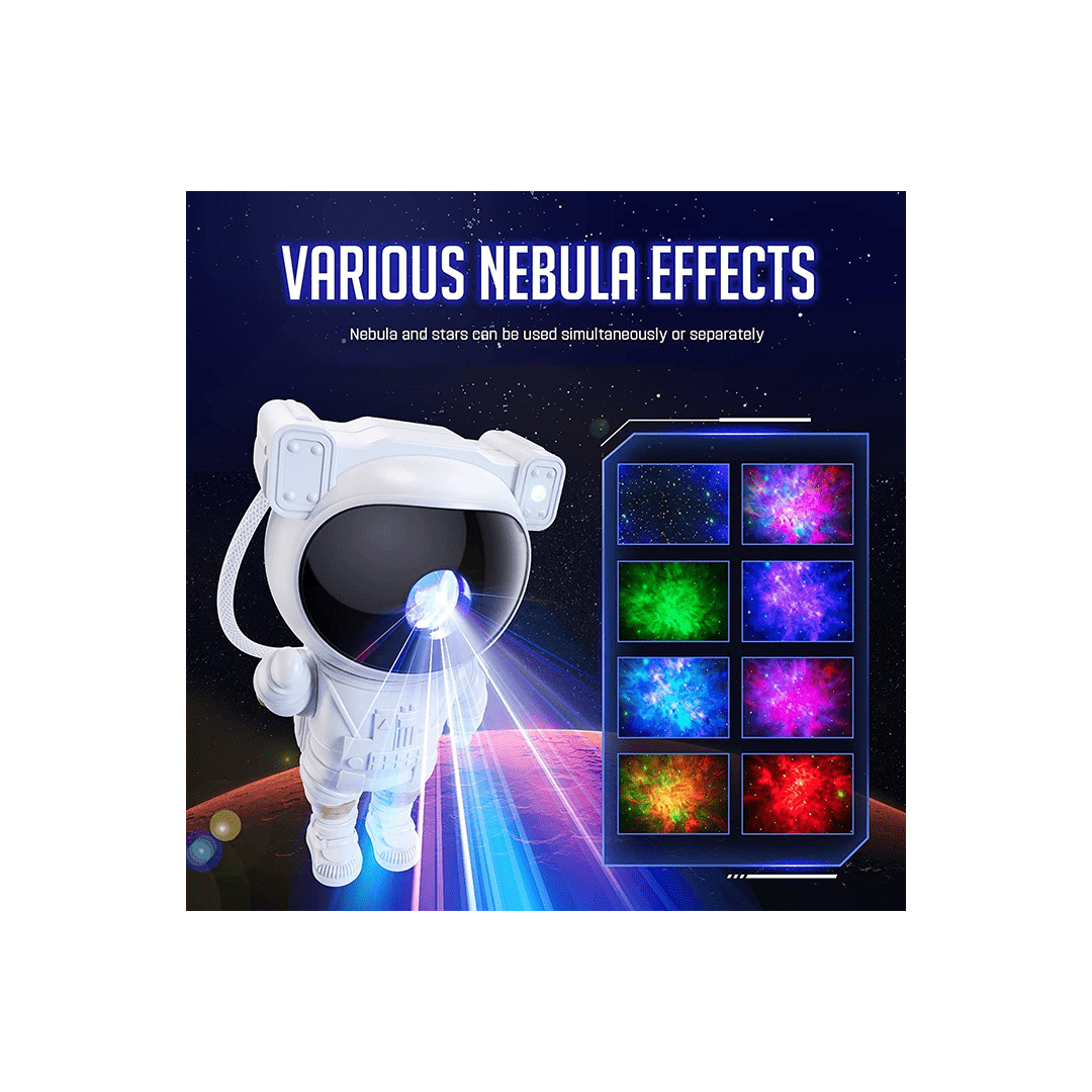 The Magic Lamps Room Decors The Magic Lamps Galaxy Projector with Remote Control - 360° Adjustable Timer Kids Astronaut Nebula Night Light Room Decor Foe Kids