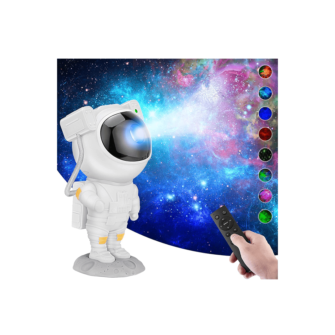 The Magic Lamps Room Decors The Magic Lamps Galaxy Projector with Remote Control - 360° Adjustable Timer Kids Astronaut Nebula Night Light Room Decor Foe Kids