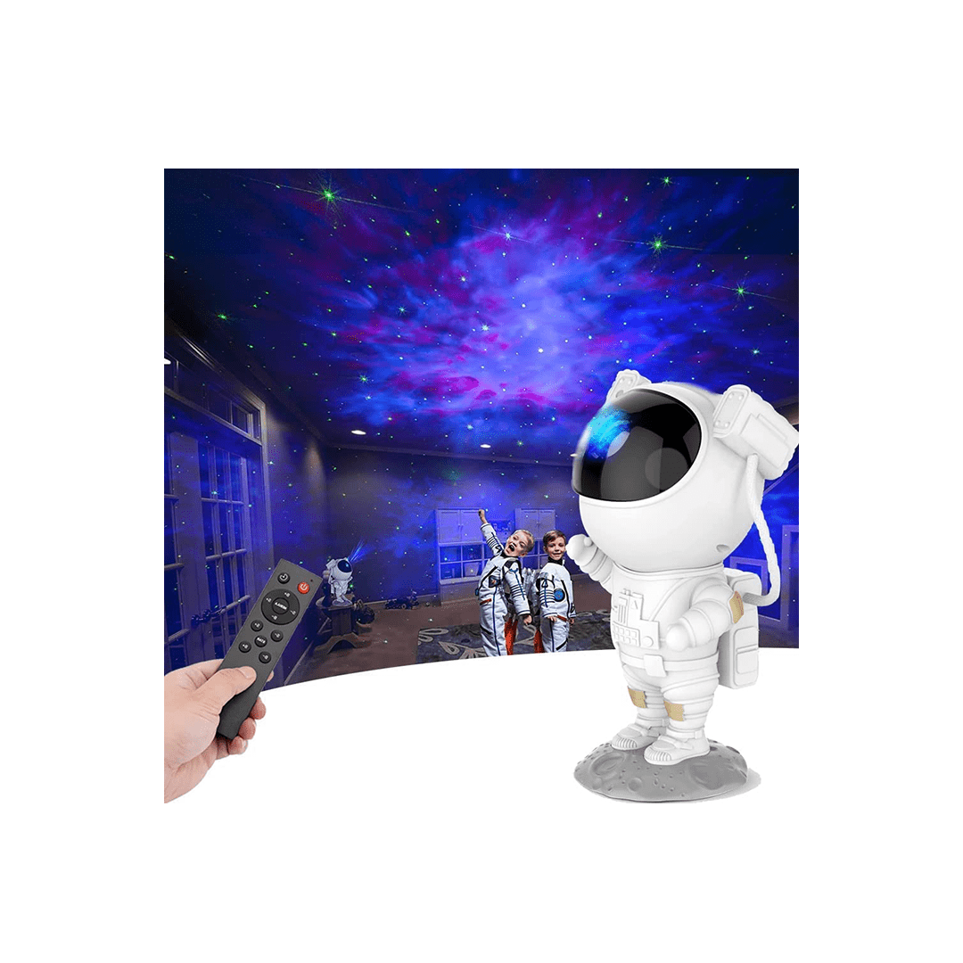 The Magic Lamps Room Decors The Magic Lamps Galaxy Projector with Remote Control - 360° Adjustable Timer Kids Astronaut Nebula Night Light Room Decor Foe Kids