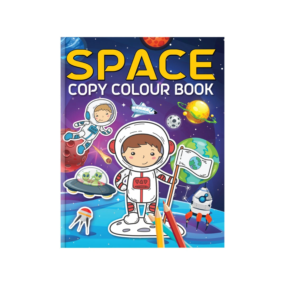 Space Coloring Activity Book