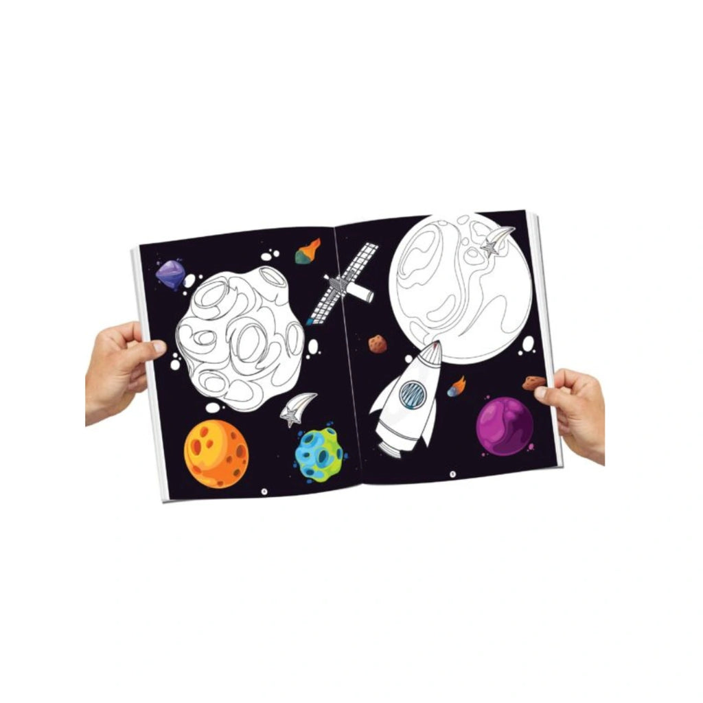 Space Coloring Activity Book