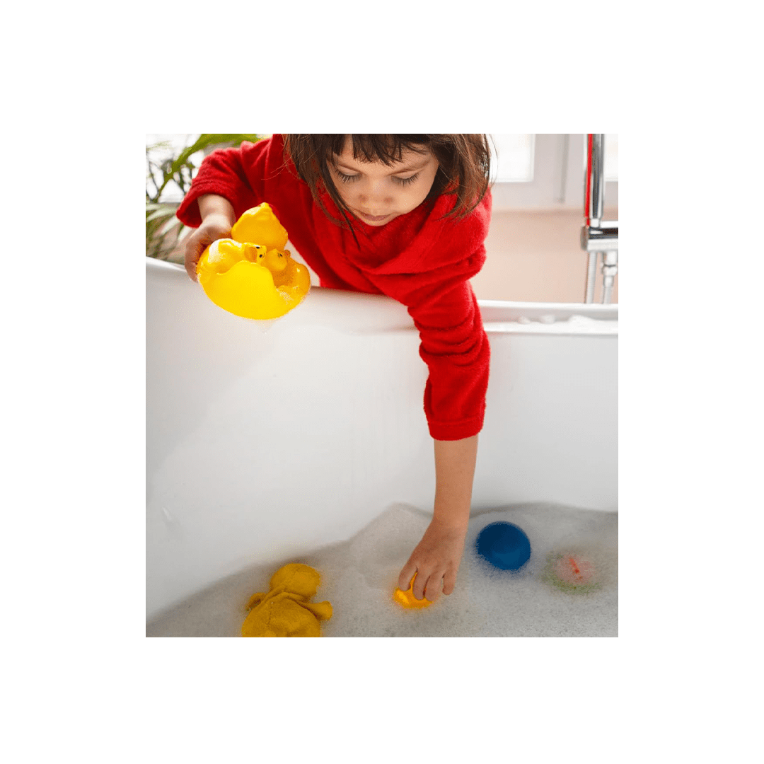 Baan Toys Toys Baan Toys 4 Pcs Squeaky Rubber Duck Family Toy Set for Baby and Toddlers (3 Months+)