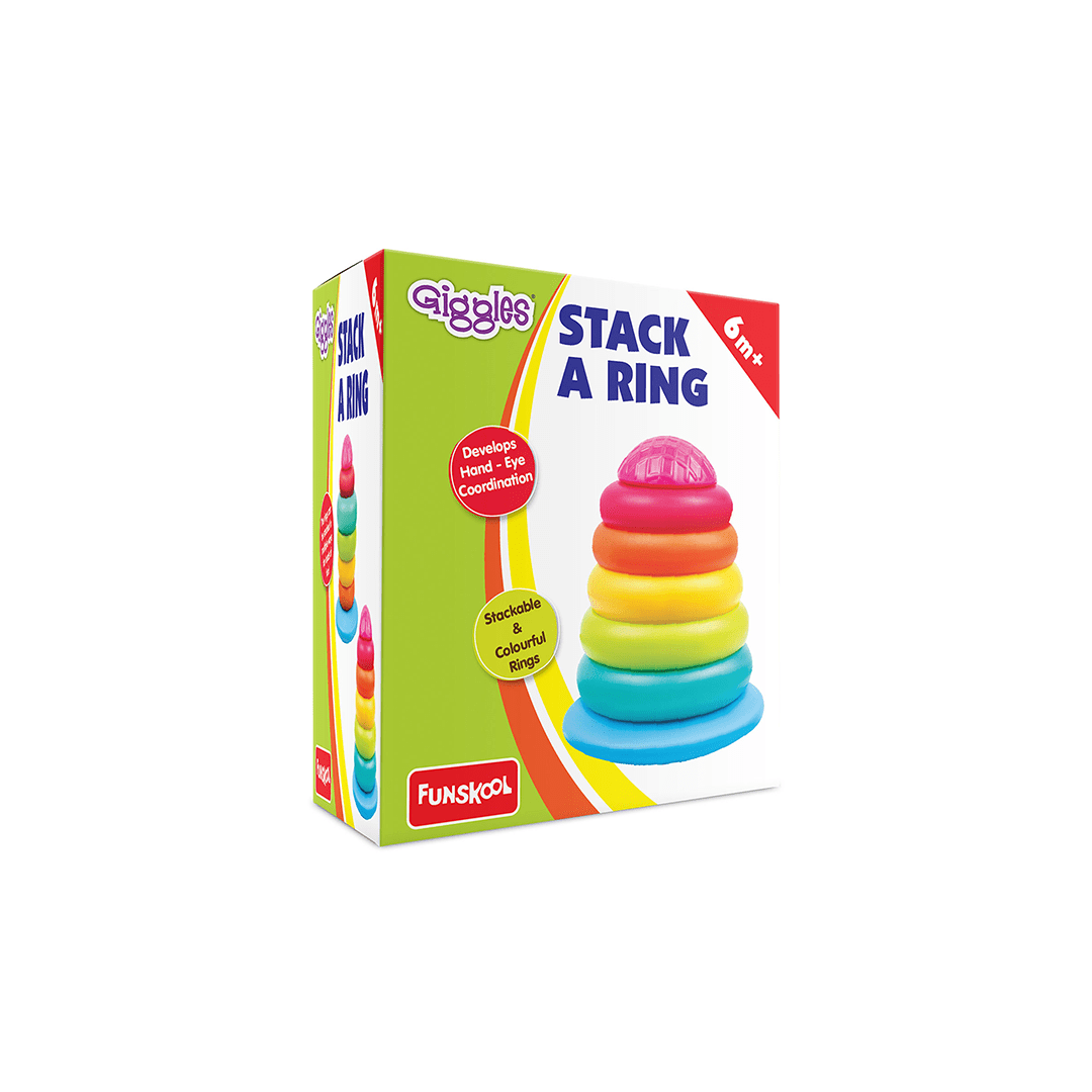 Funskool Toys Funskool Giggles Stack A Ring (6 Months+)