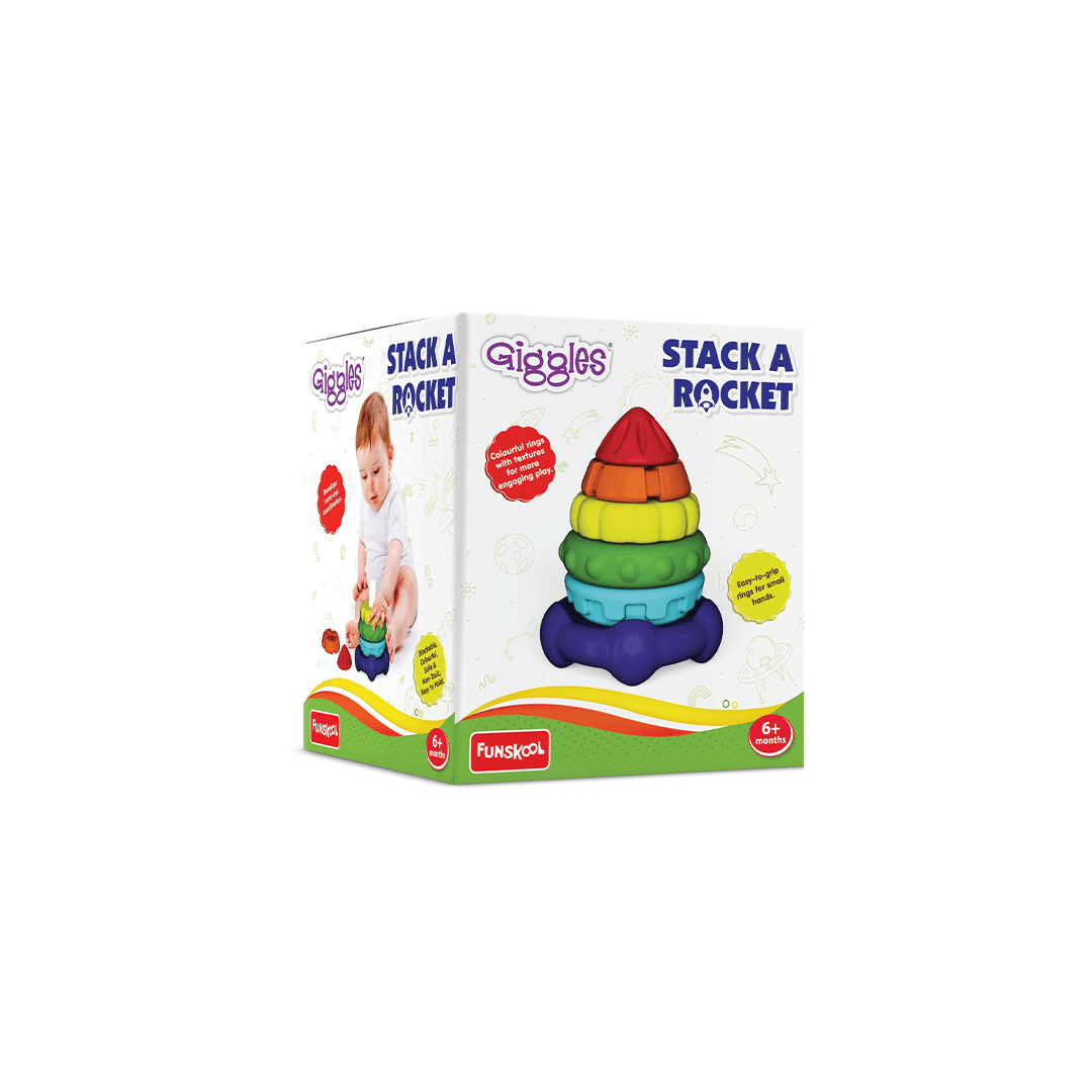 Funskool Toys Funskool Giggles Stack a Rocket (6 Months+)