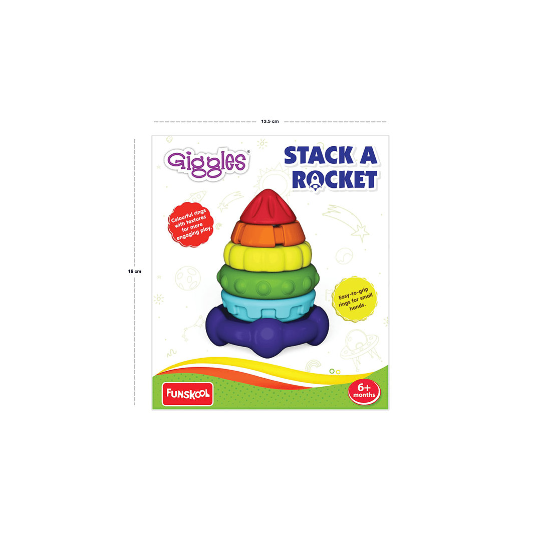 Funskool Toys Funskool Giggles Stack a Rocket (6 Months+)
