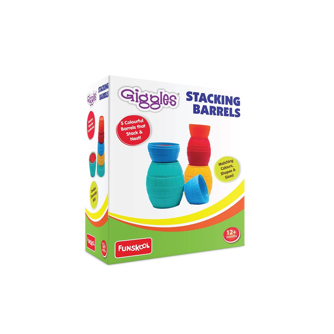 Funskool Toys Funskool Giggles Stacking Barrels (12 Months+)
