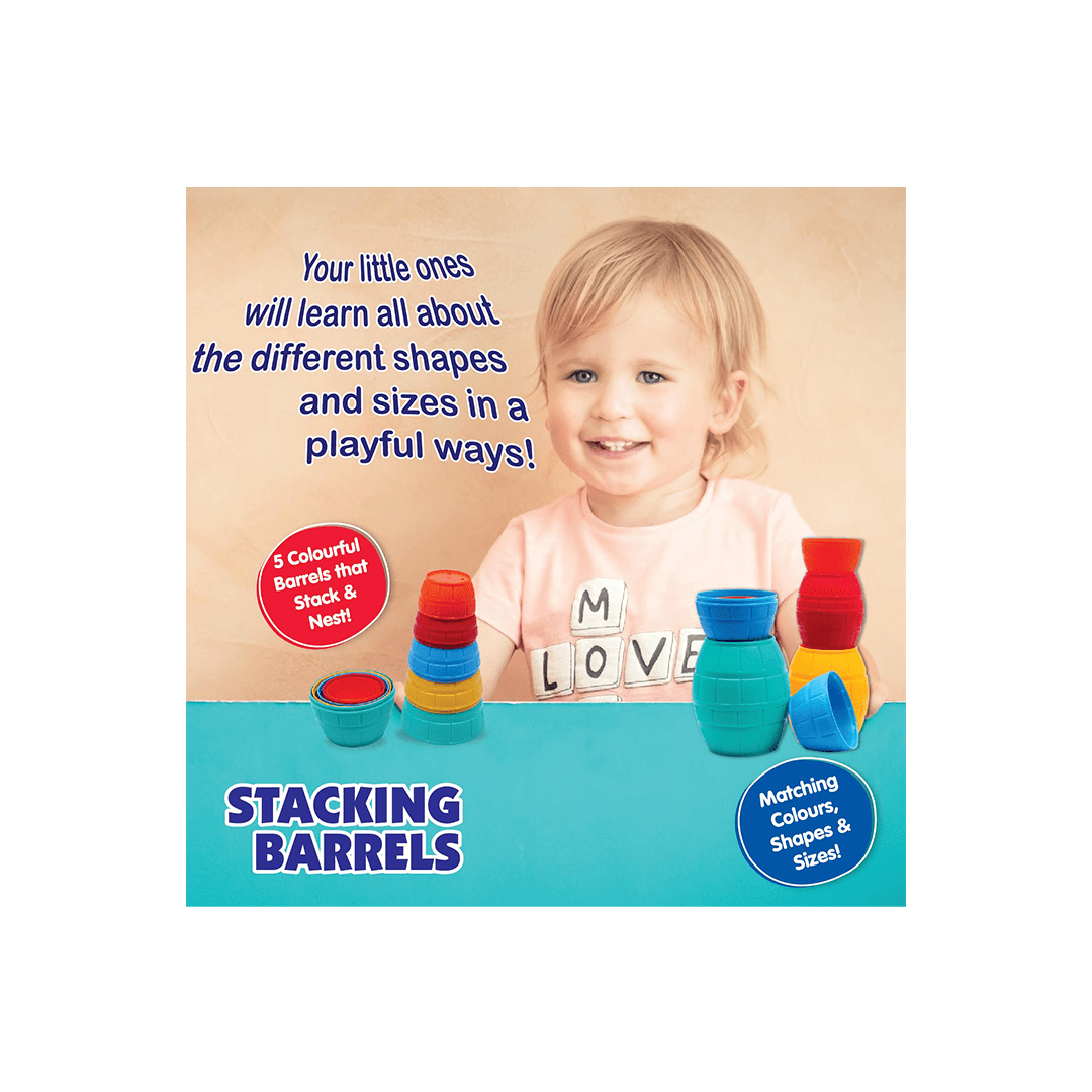 Funskool Toys Funskool Giggles Stacking Barrels (12 Months+)