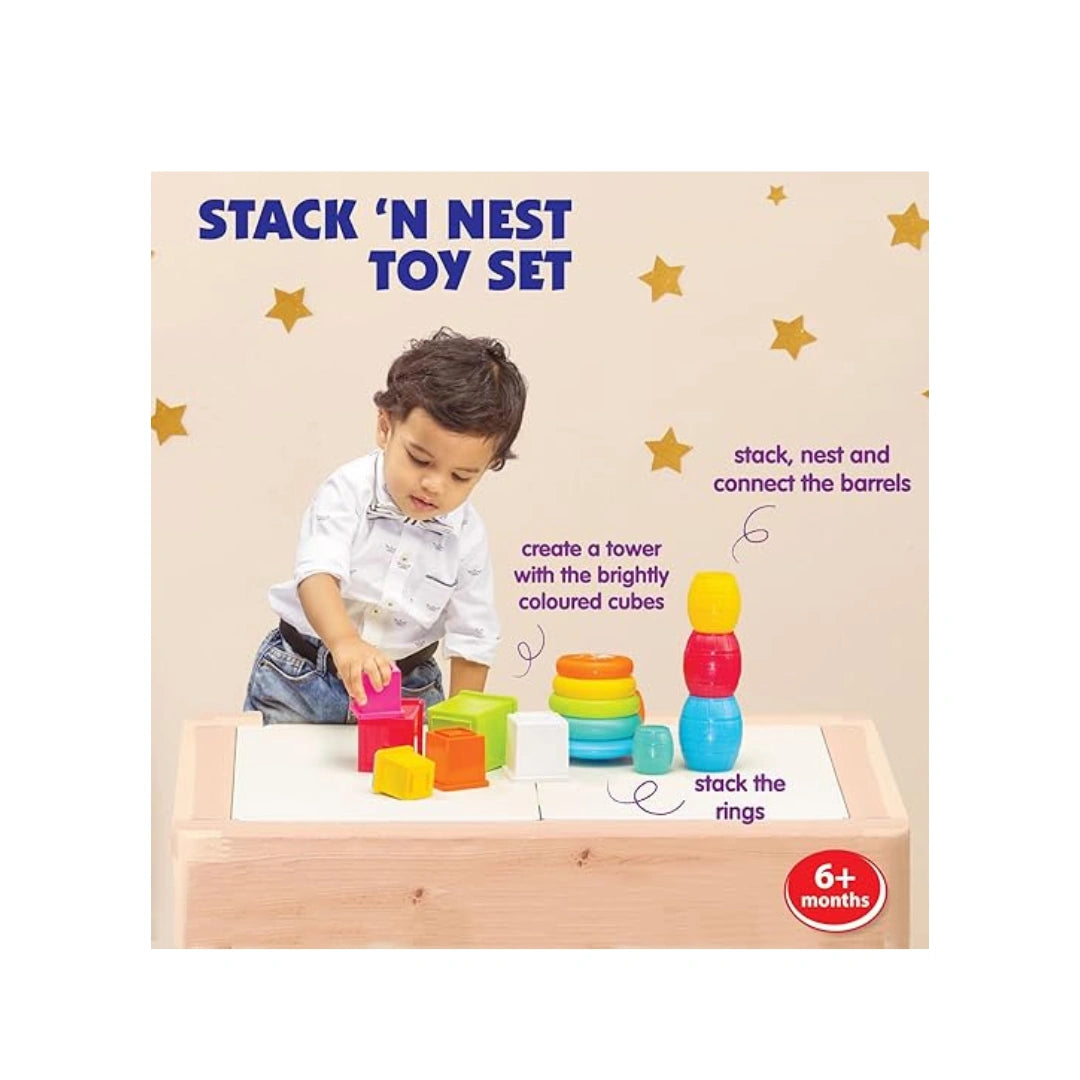 Stack and nest toy blocks