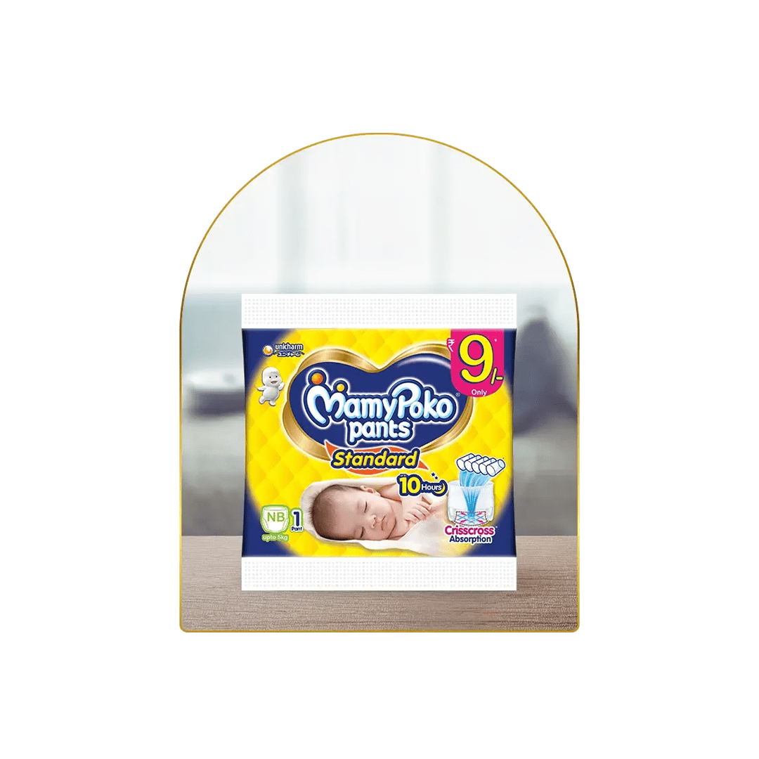 MamyPoko Pants Baby Care MamyPoko Pants Standard Baby Diapers, New Born (NB) upto 5kg
