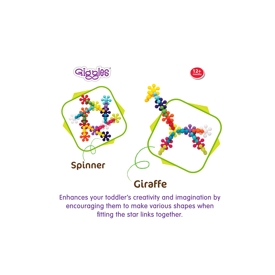 Funskool Toys Funskool Giggles Star Links Plus - 24pcs (12 Months+)