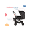 LuvLap Other Gears LuvLap Starshine Baby Stroller Pram for Kids (0-3 Years)