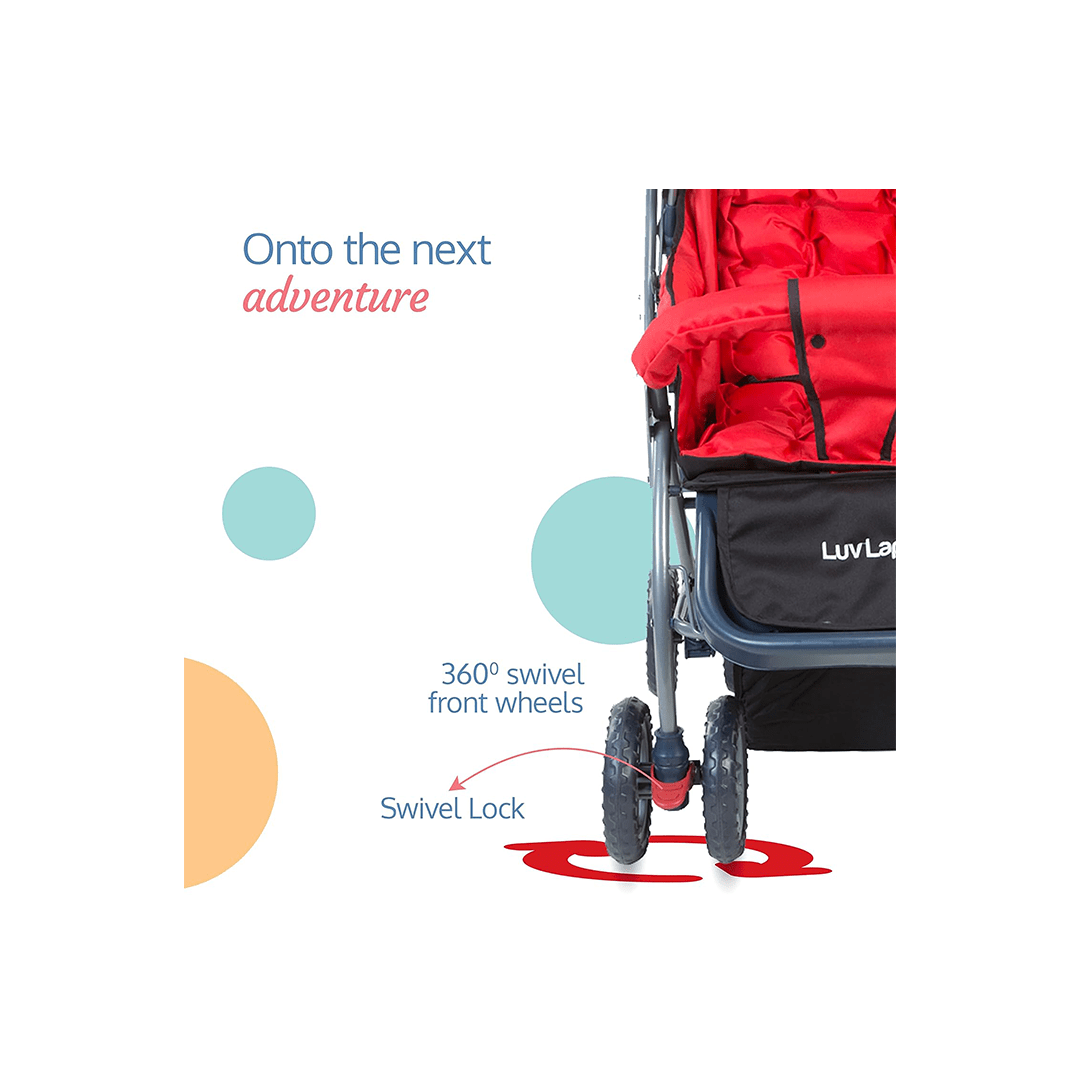 LuvLap Other Gears LuvLap Starshine Baby Stroller Pram for Kids (0-3 Years)